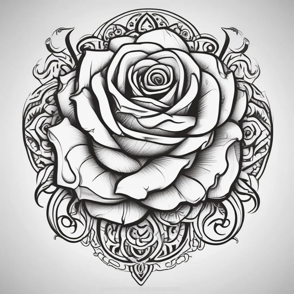 rose tatuagem