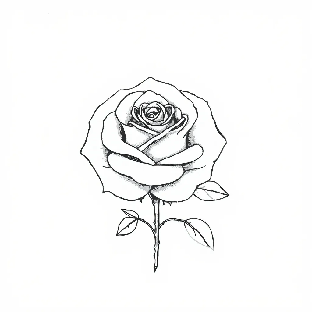 Rose 纹身