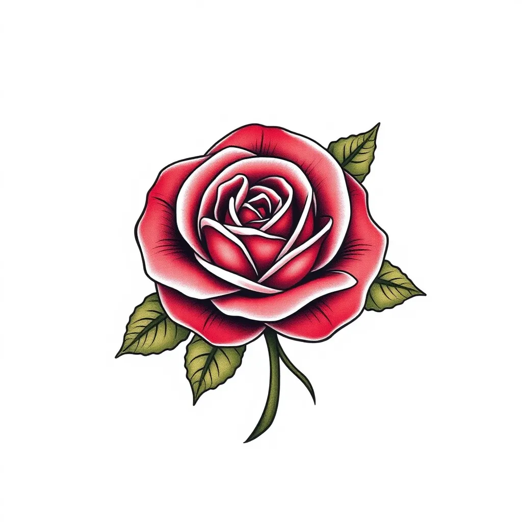 rose tatoeage