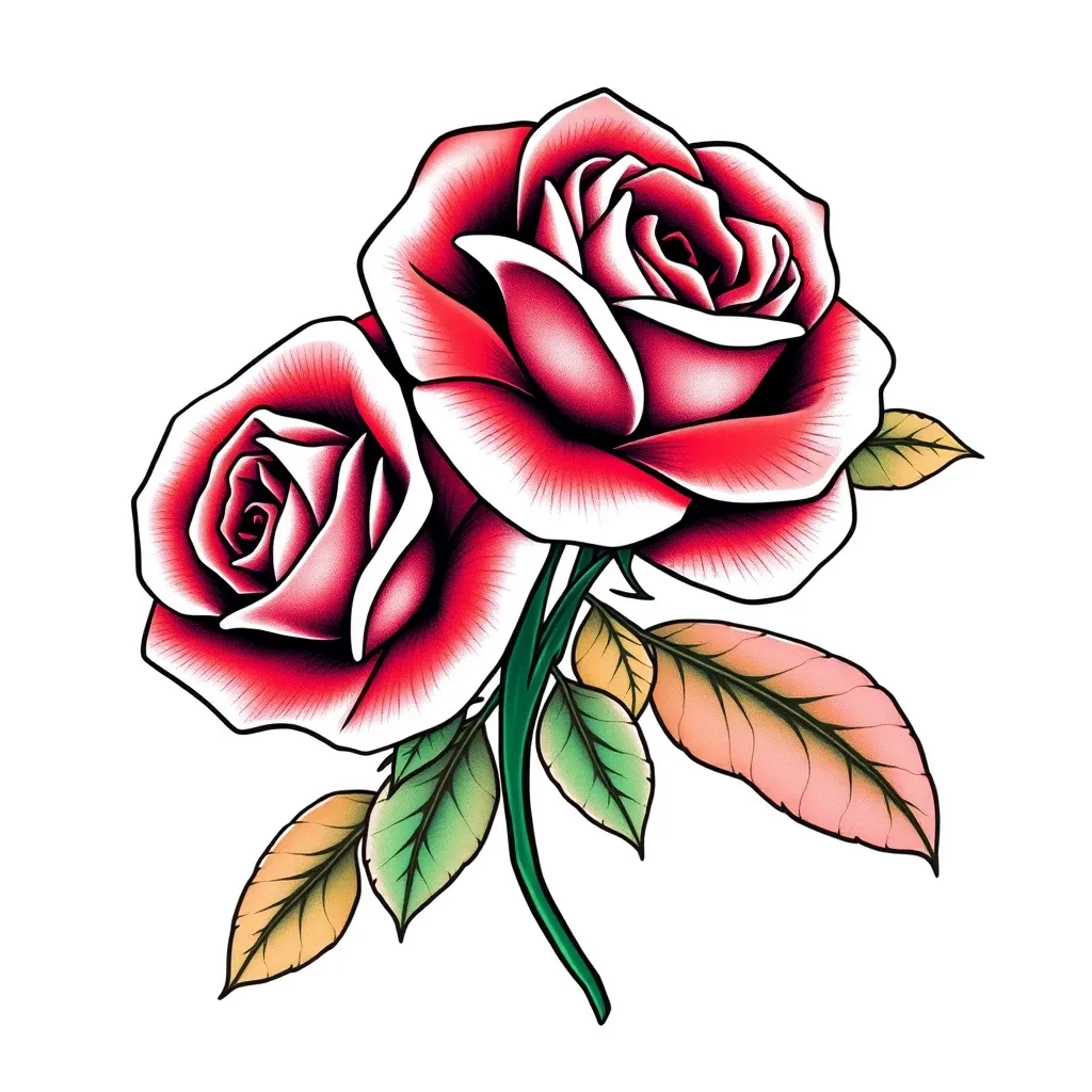 Roses  tatuaggio