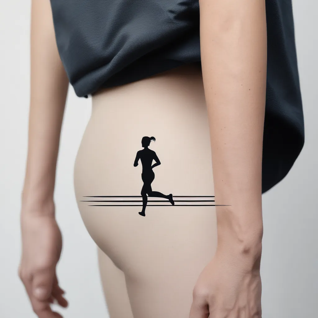 runner tatouage