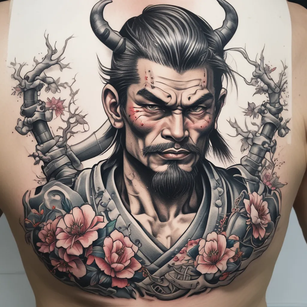 samurai ronin tatuaż