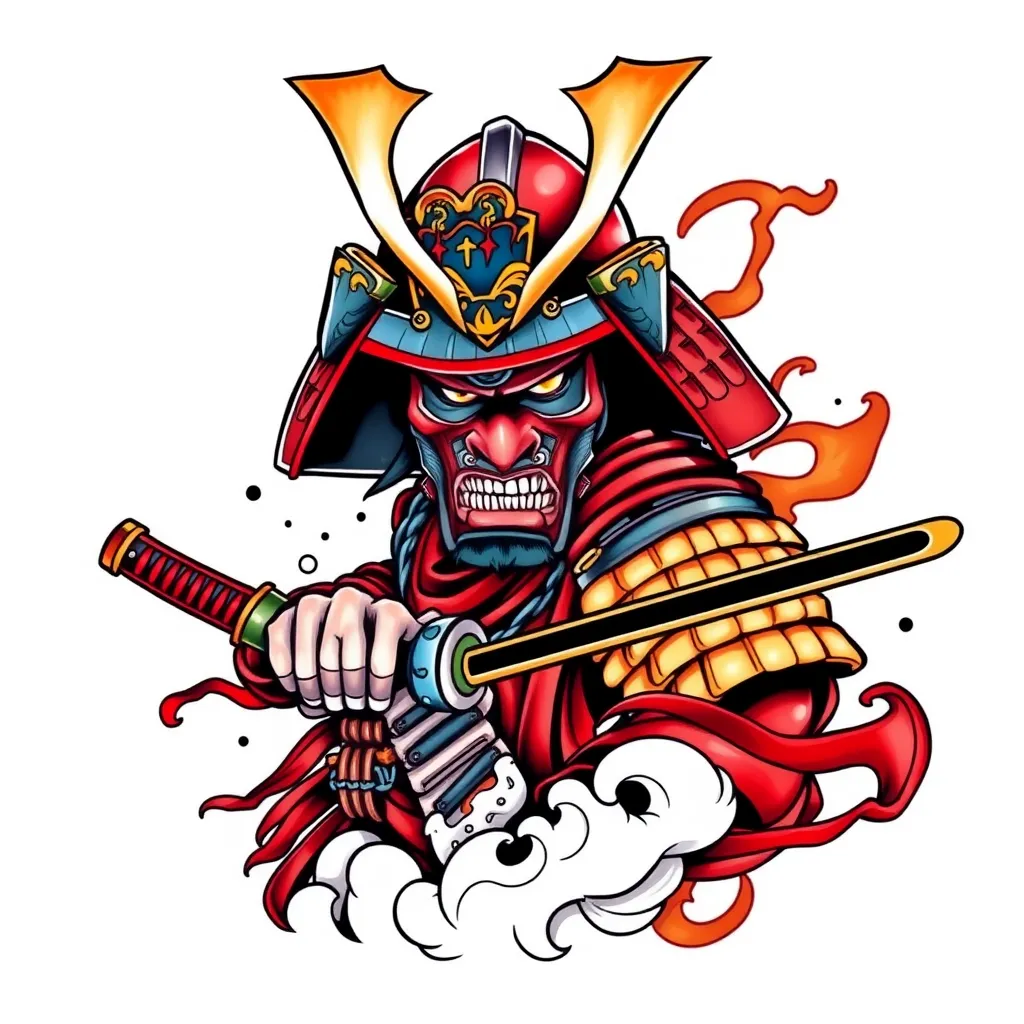 samurai tatoeage