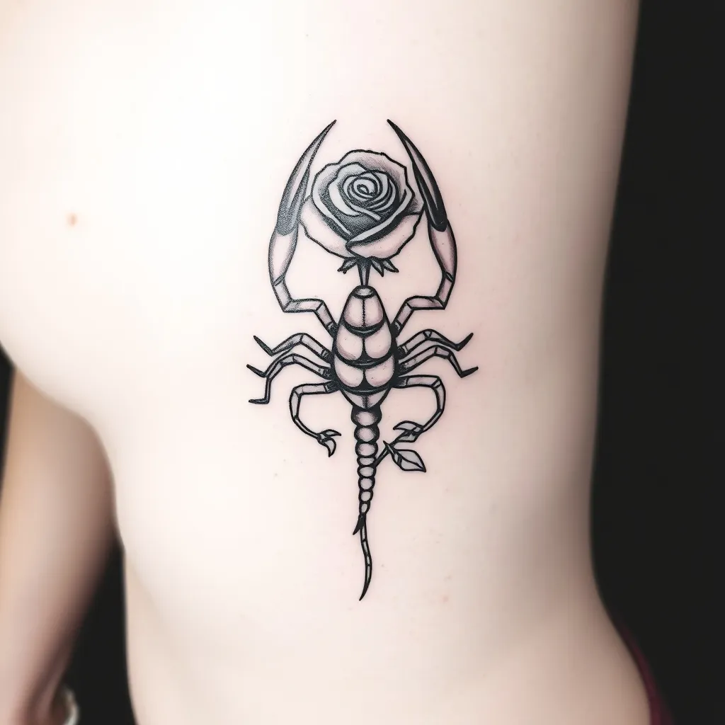 天蝎座 玫瑰 tatuering