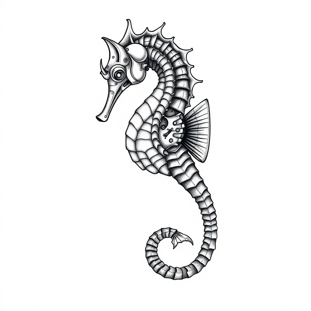 sea horse tattoo