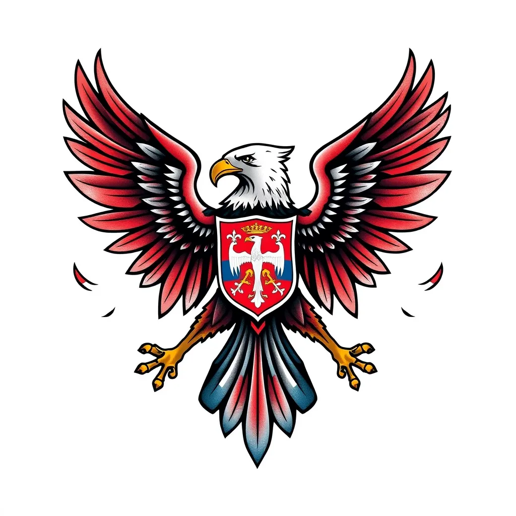 Serbian Eagle tatuagem