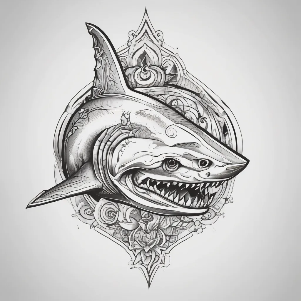 shark 문신