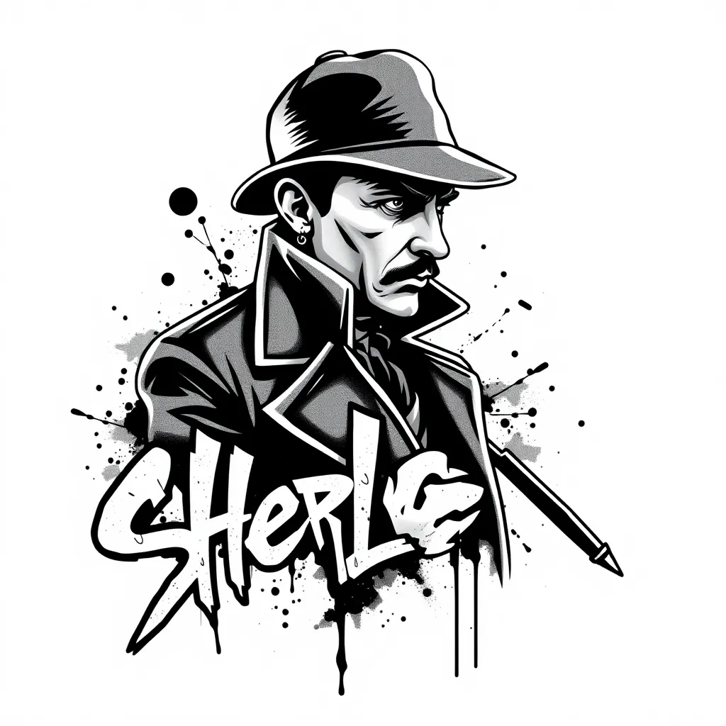 Sherlock holmes  tatuaggio