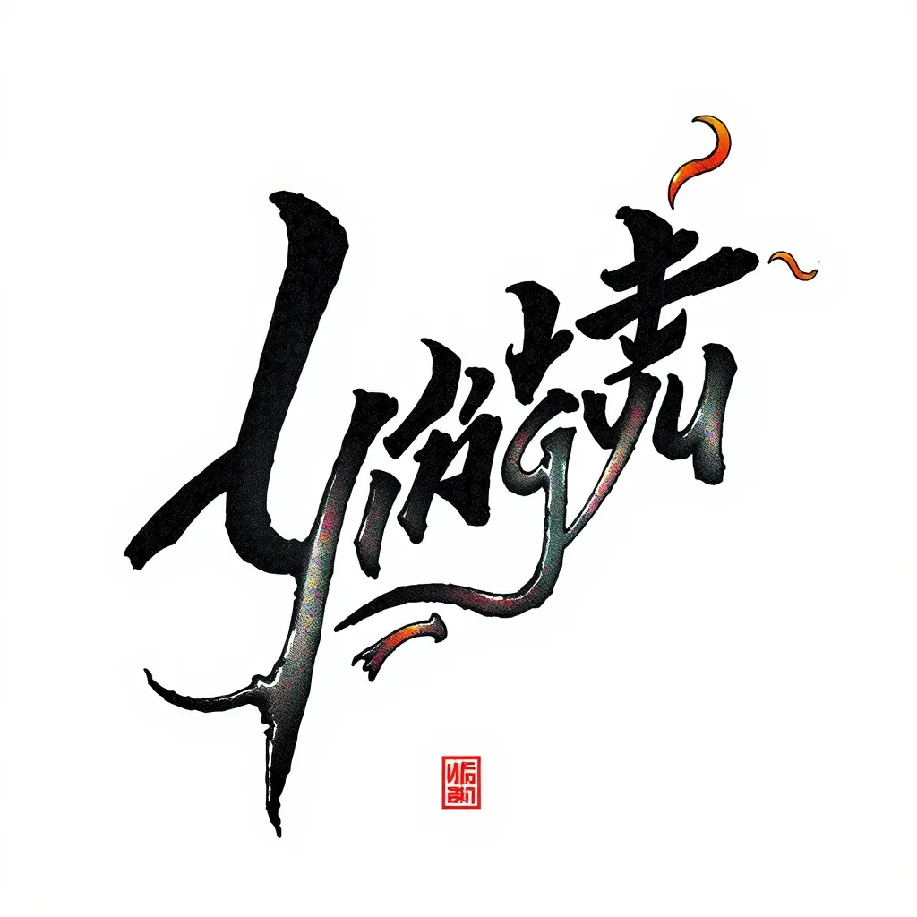 表现出名字陆映瑜，设计简约黑白色 tatuagem
