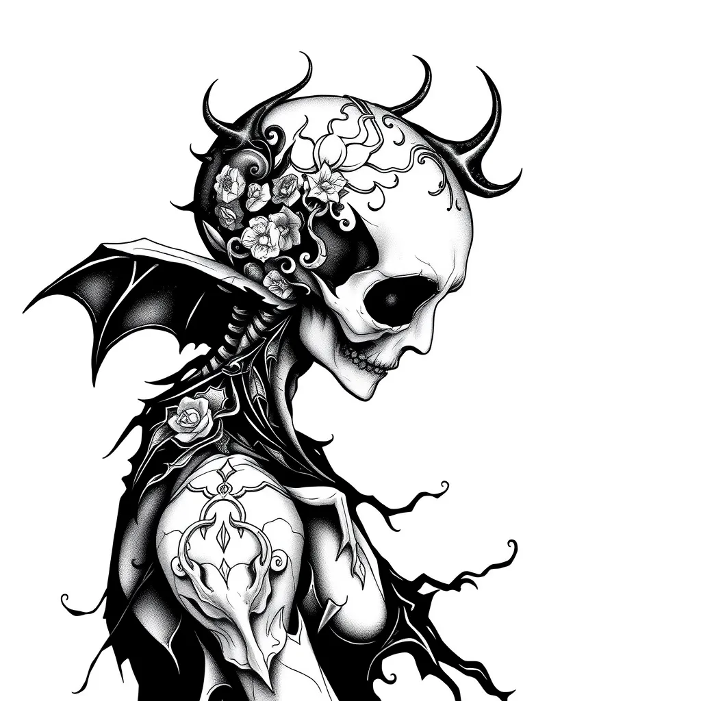 Silence Death tatuagem