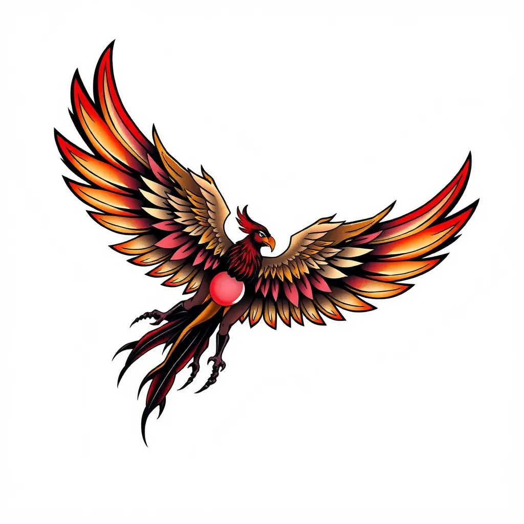 单边翅膀 टैटू