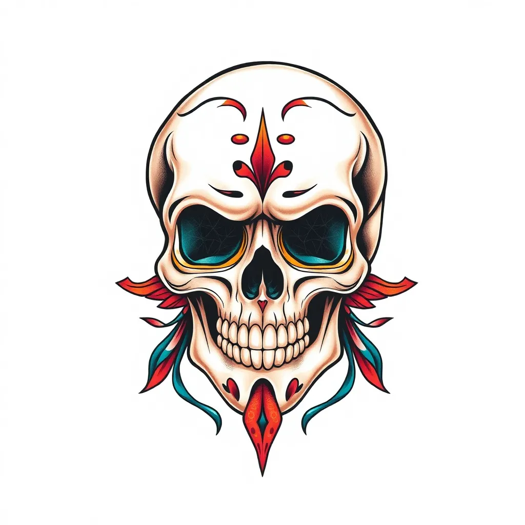 Skull tatuointi