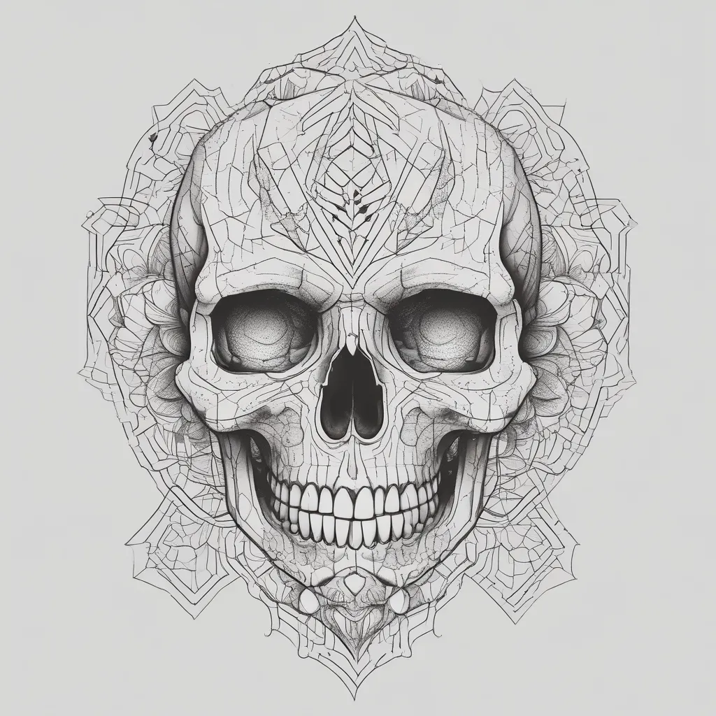 Skull  tatuaż