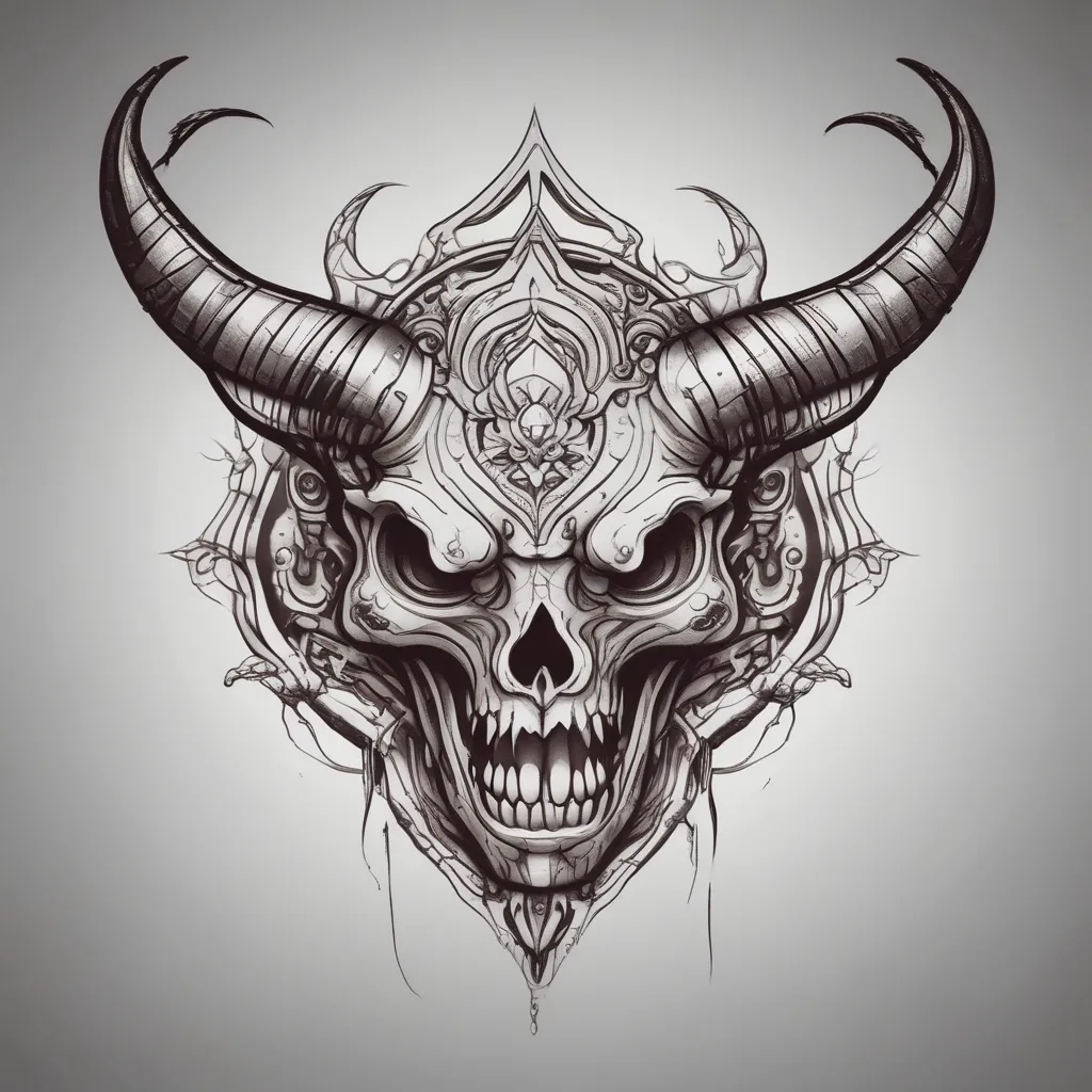 Small diablo inspired tattoo tatuagem