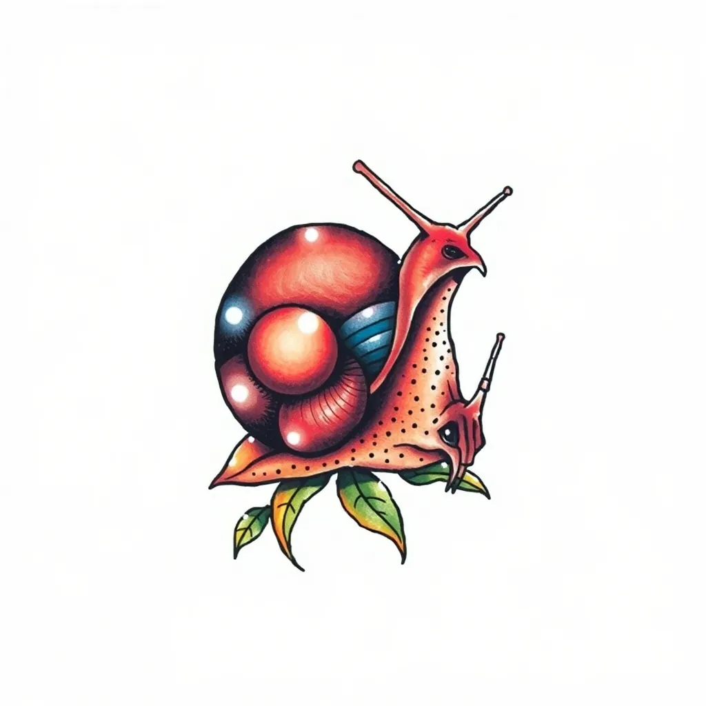 蜗牛 tattoo
