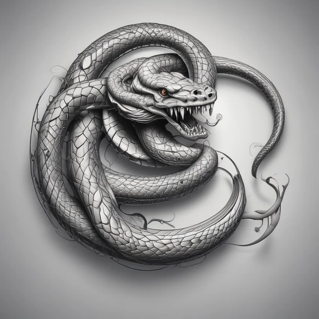 snake tatuaggio