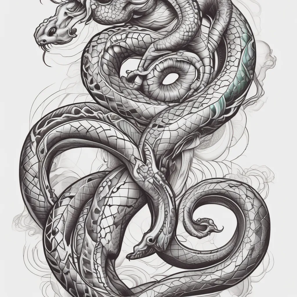 snake tatuaggio