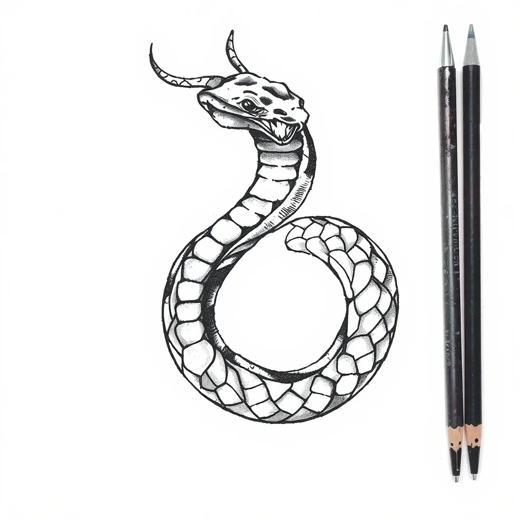 snake τατουάζ