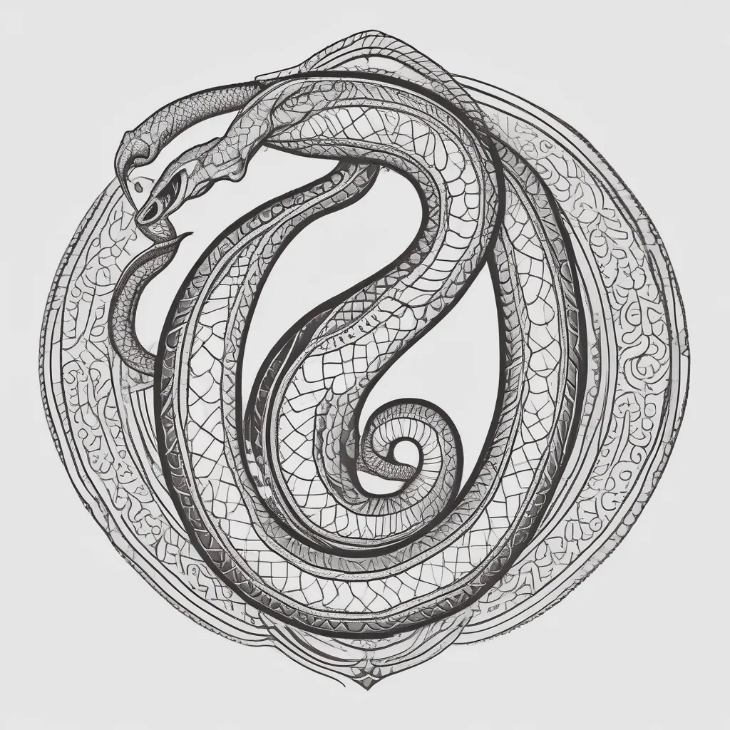 snake tatuering