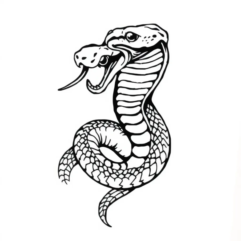 snake tatuering