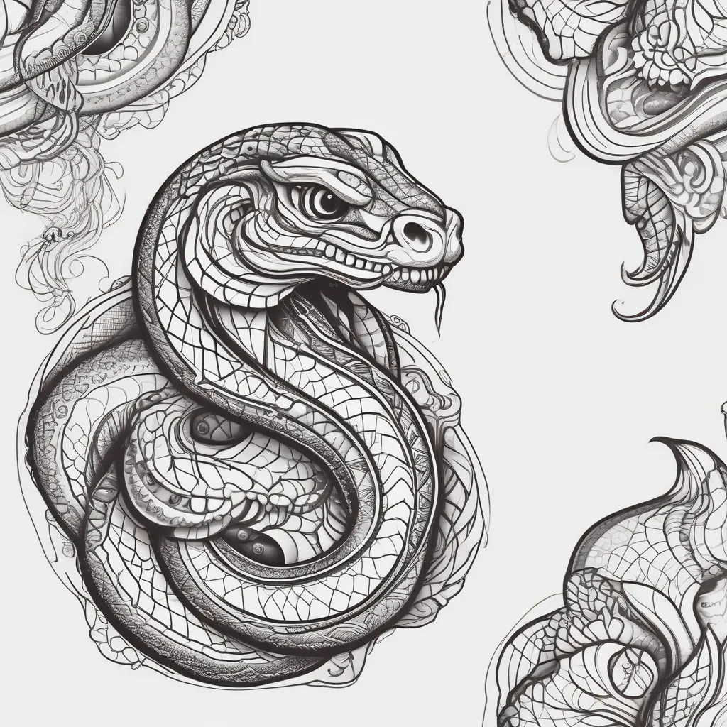 snake tatuaggio