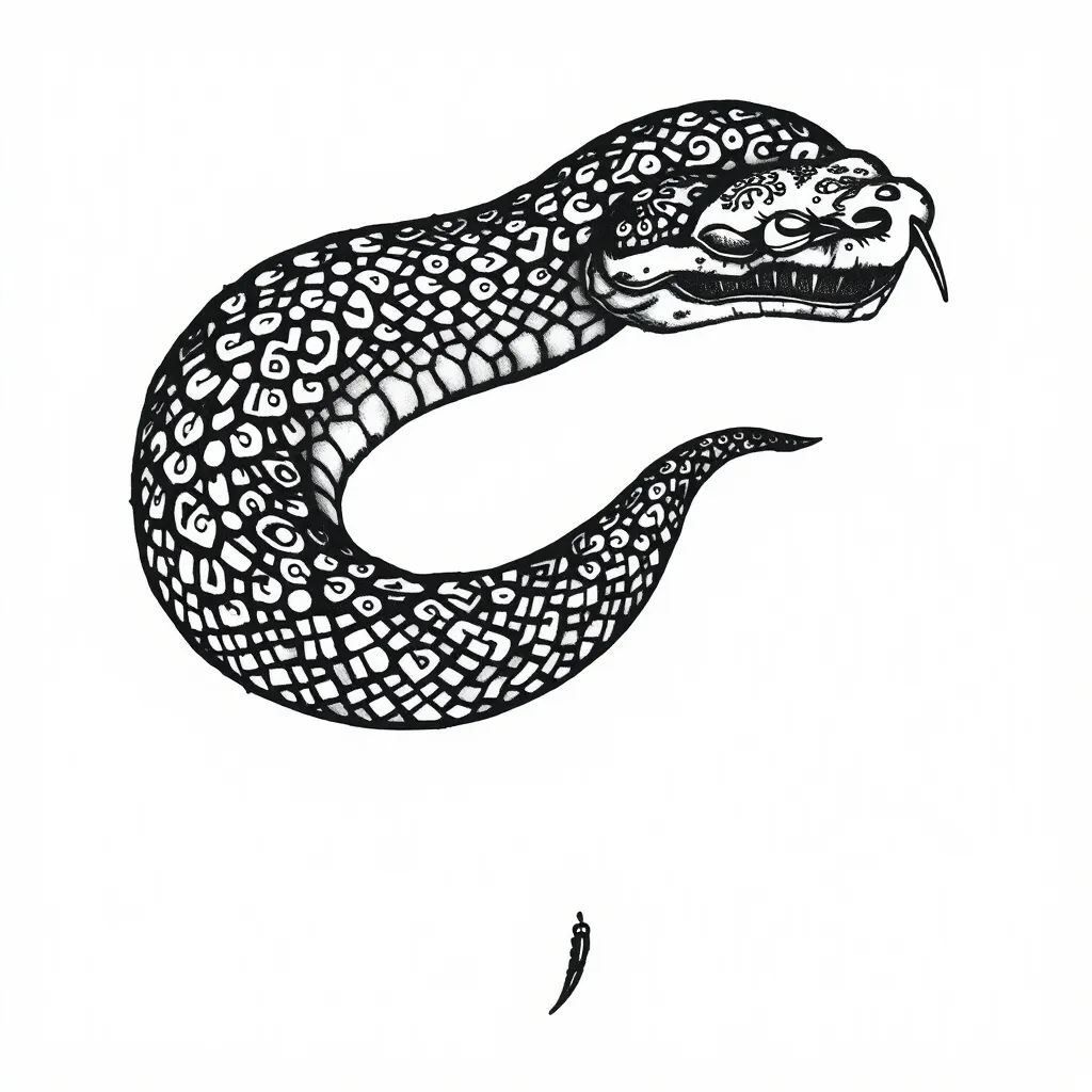 Snake tatuaż