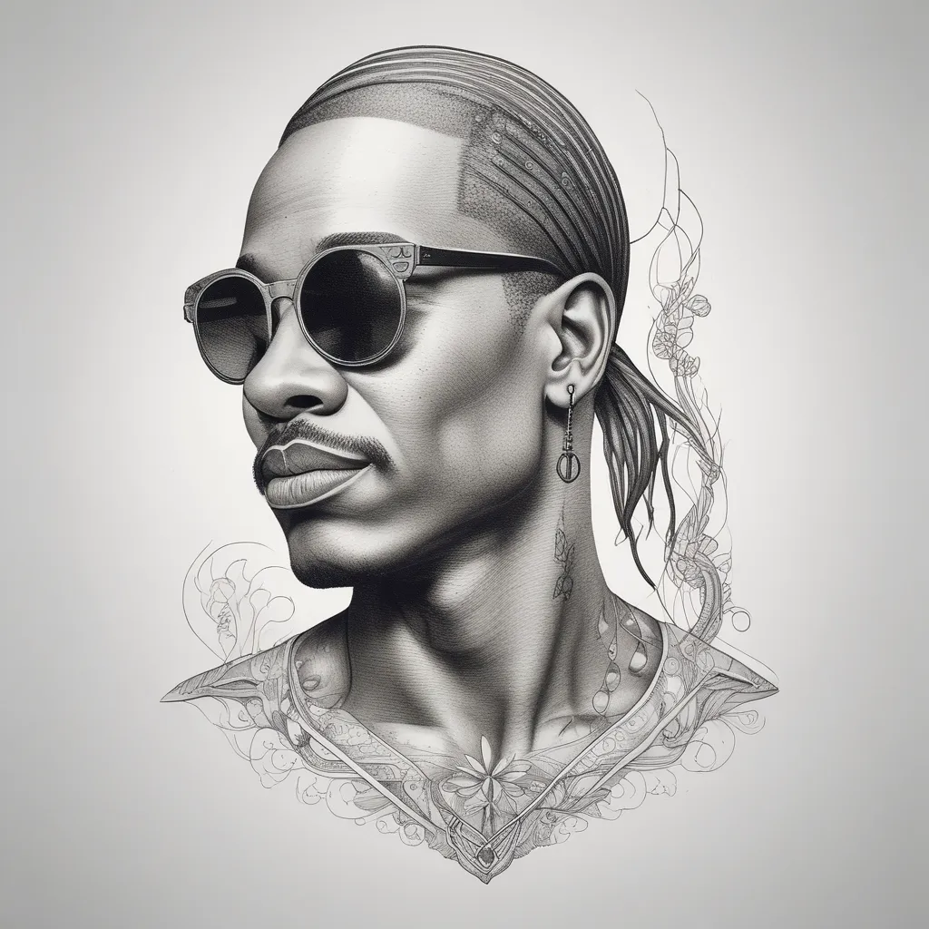 stevie wonder tatuointi