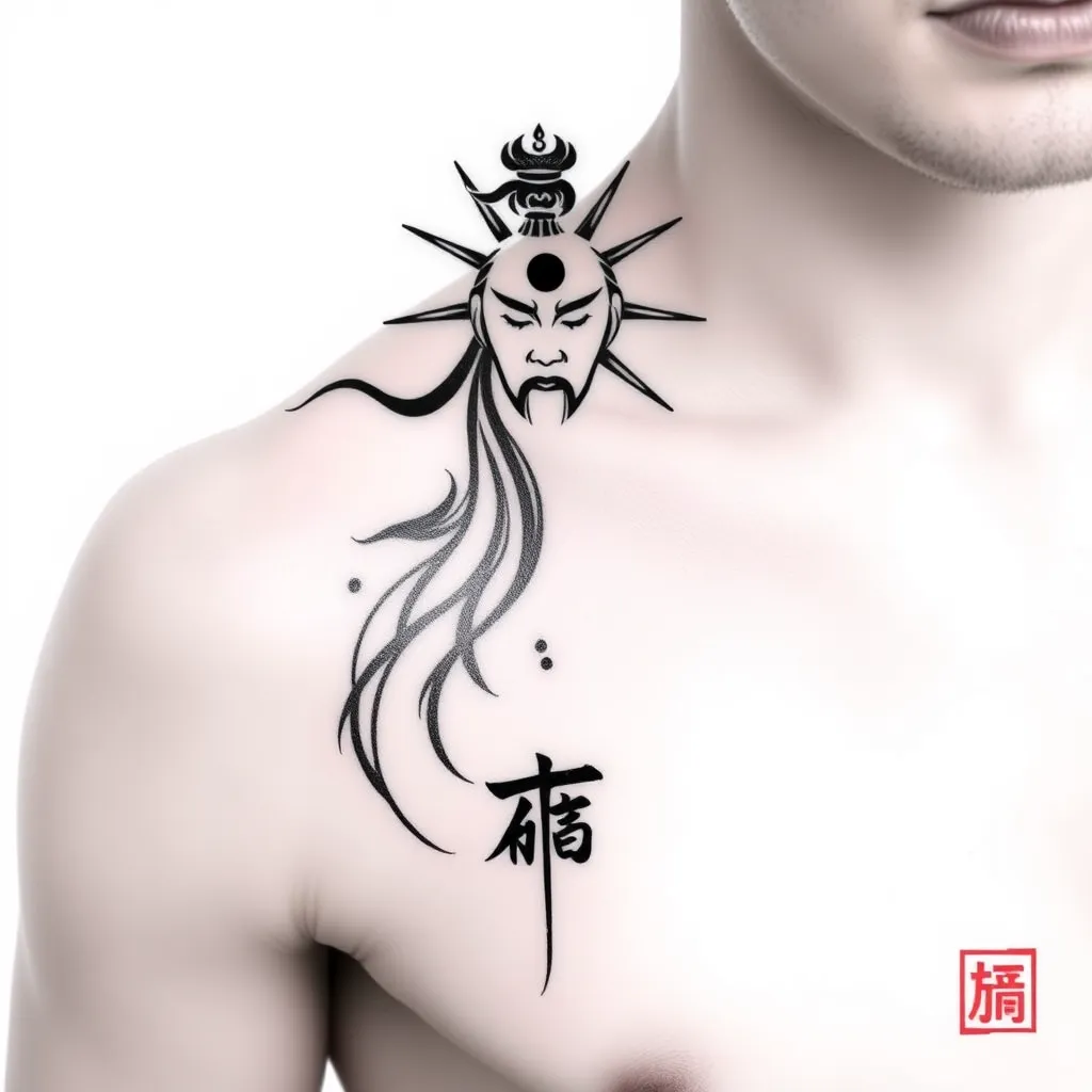 孙菲 tattoo