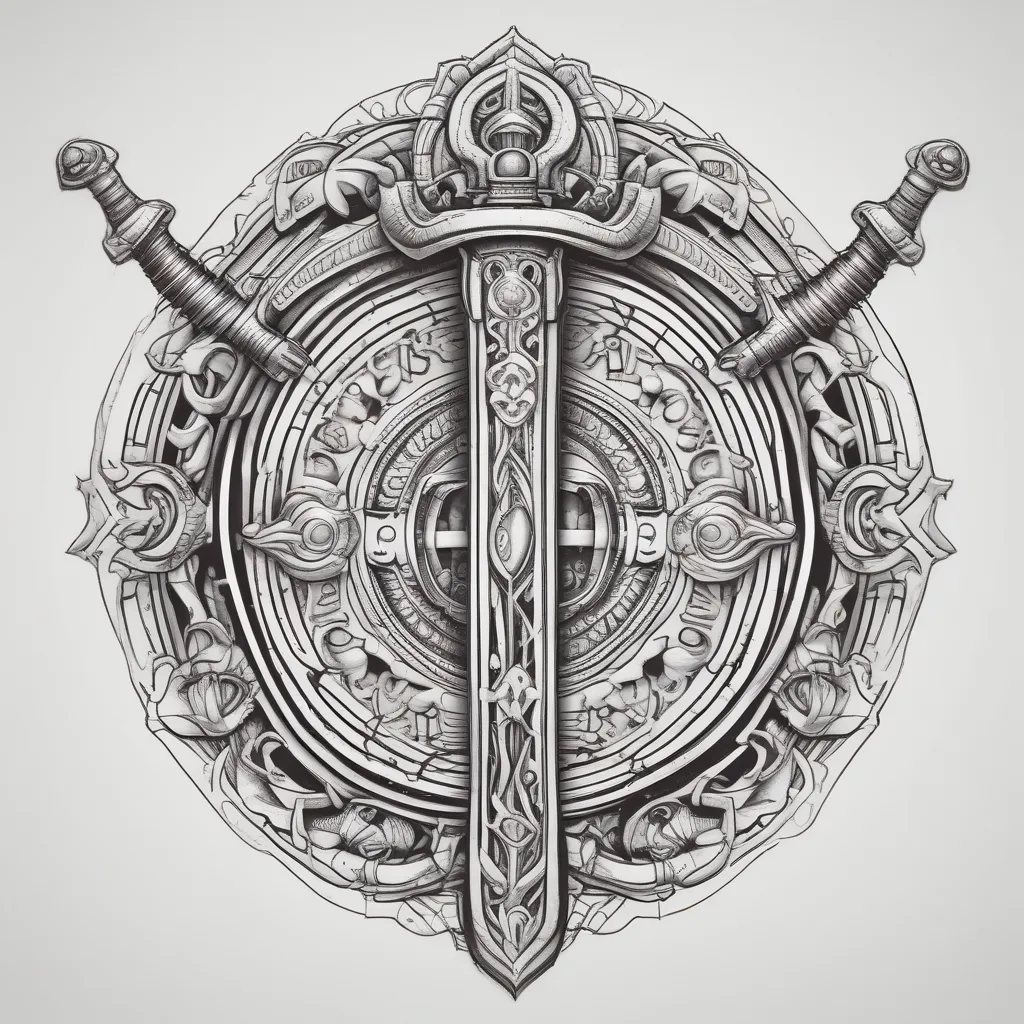 Sword and Shield tatuagem