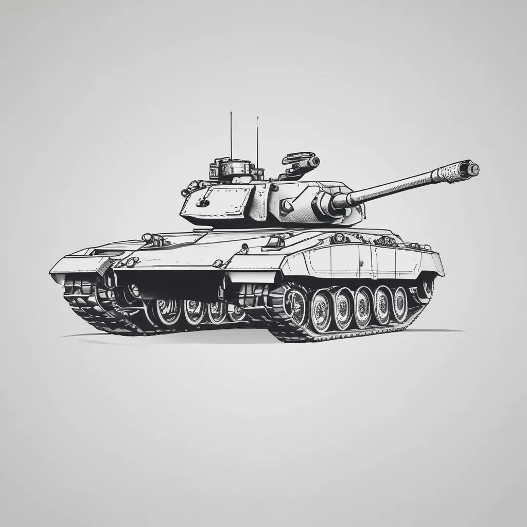 T90 battle tank 문신