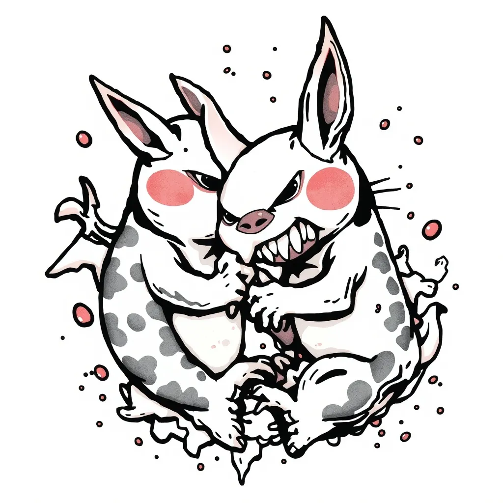 takodachi friend keep moomin tetování