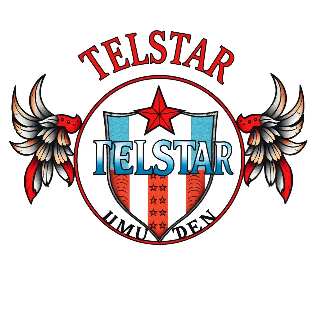 Klub sportowy sc Telstar IJmuiden  tatuering