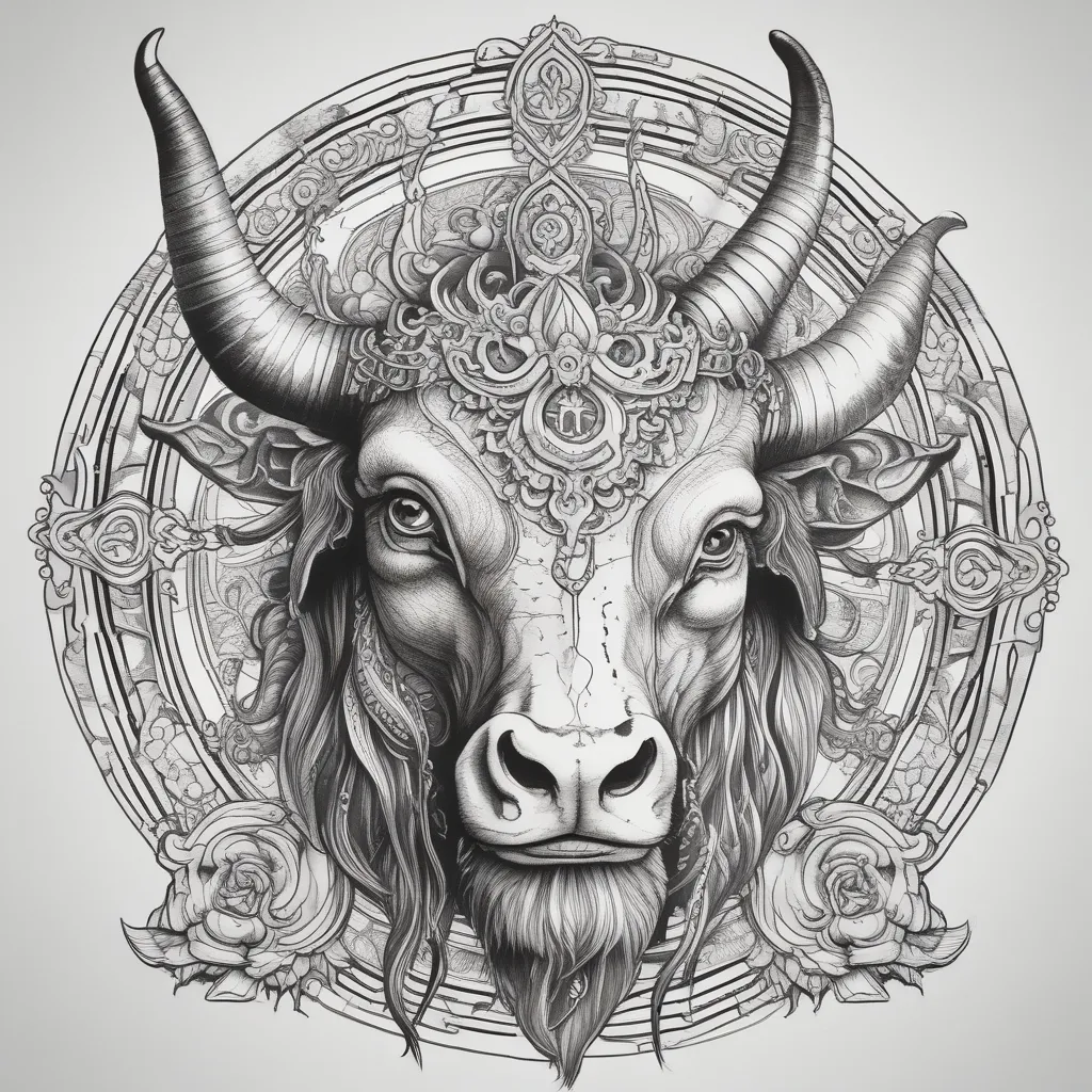 Thai YAK on a Baphomet Body tatuagem