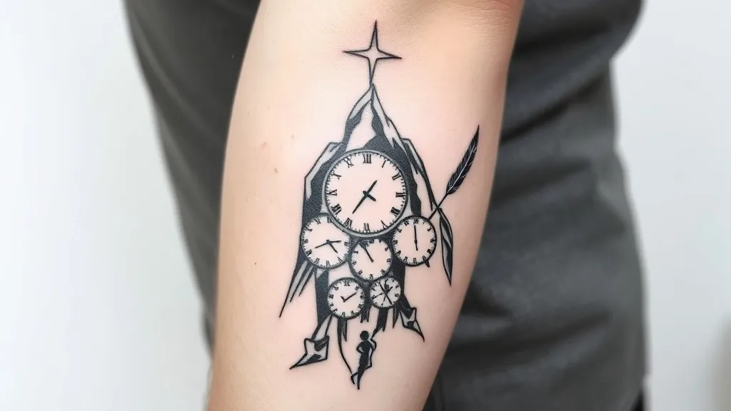 Que legal! Aqui vai uma ideia totalmente original de tatuagem sobre *determinação*, misturando simbolismo e arte:
---
🎨 *Tatuagem: "A Marcha da Montanha"*
*Visual*:
Imagine uma figura humana pequena, estilizada, subindo uma imensa montanha. Mas a montanha é feita de *relógios quebrados*, representando o tempo que passou e os fracassos superados. No topo, há uma *estrela acesa*, simbolizando o objetivo alcançado. A trilha da subida tem palavras discretas, quase escondidas, como: _queda_, _dor_, _medo_, e mais acima: _força_, _coragem_, _conquista_.
*Estilo*:
Um traço fino, quase poético, em estilo blackwork com toques de pontilhismo. Pode ser feito no braço, costela ou panturrilha.
*Mensagem secreta embutida*:
No braço da figura humana, uma tatuagem pequena dentro da tatuagem: um "punhal cravado numa pena", simbolizando a luta entre força e sensibilidade — essenciais para a verdadeira determinação.
---
Se quiser, posso buscar imagens de referência parecidas para mostrar ao seu tatuador. Quer que eu faça isso? tetování