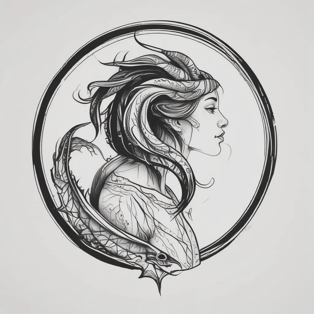 the girl with the dragon tatouage