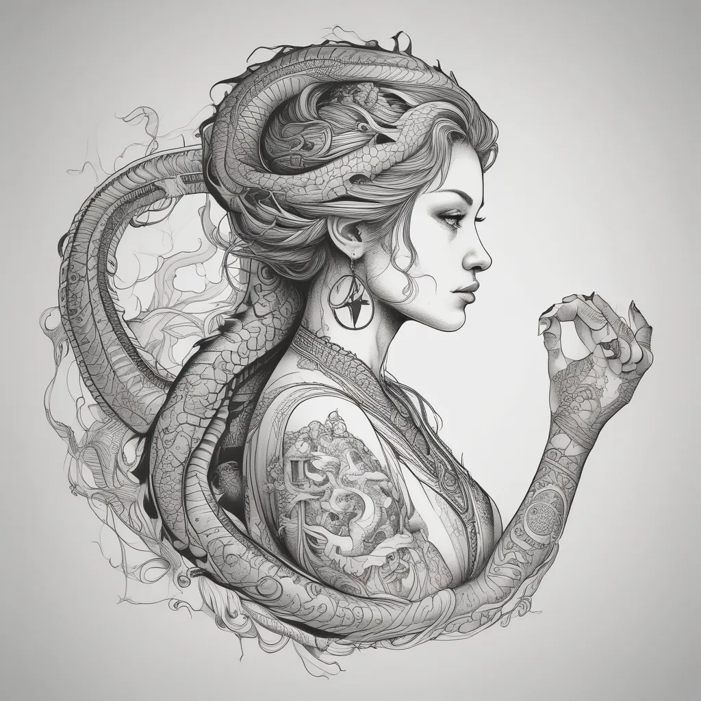 the girl with the dragon tatuagem