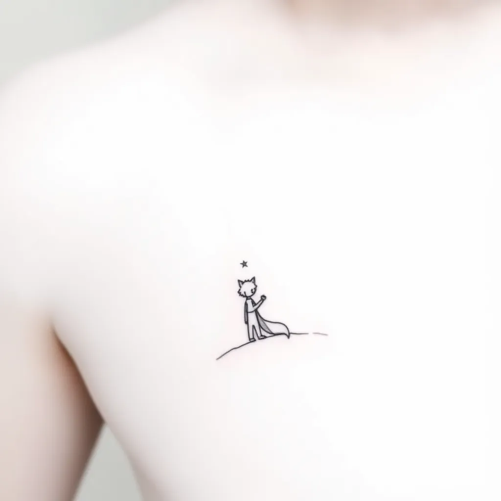 le petit prince et le renard tattoo