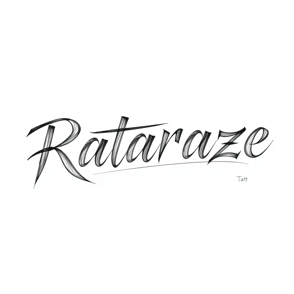 le prenom " rataraze "  tattoo