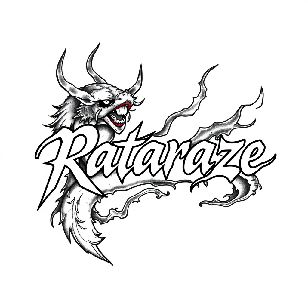 le prenom " rataraze "  tattoo