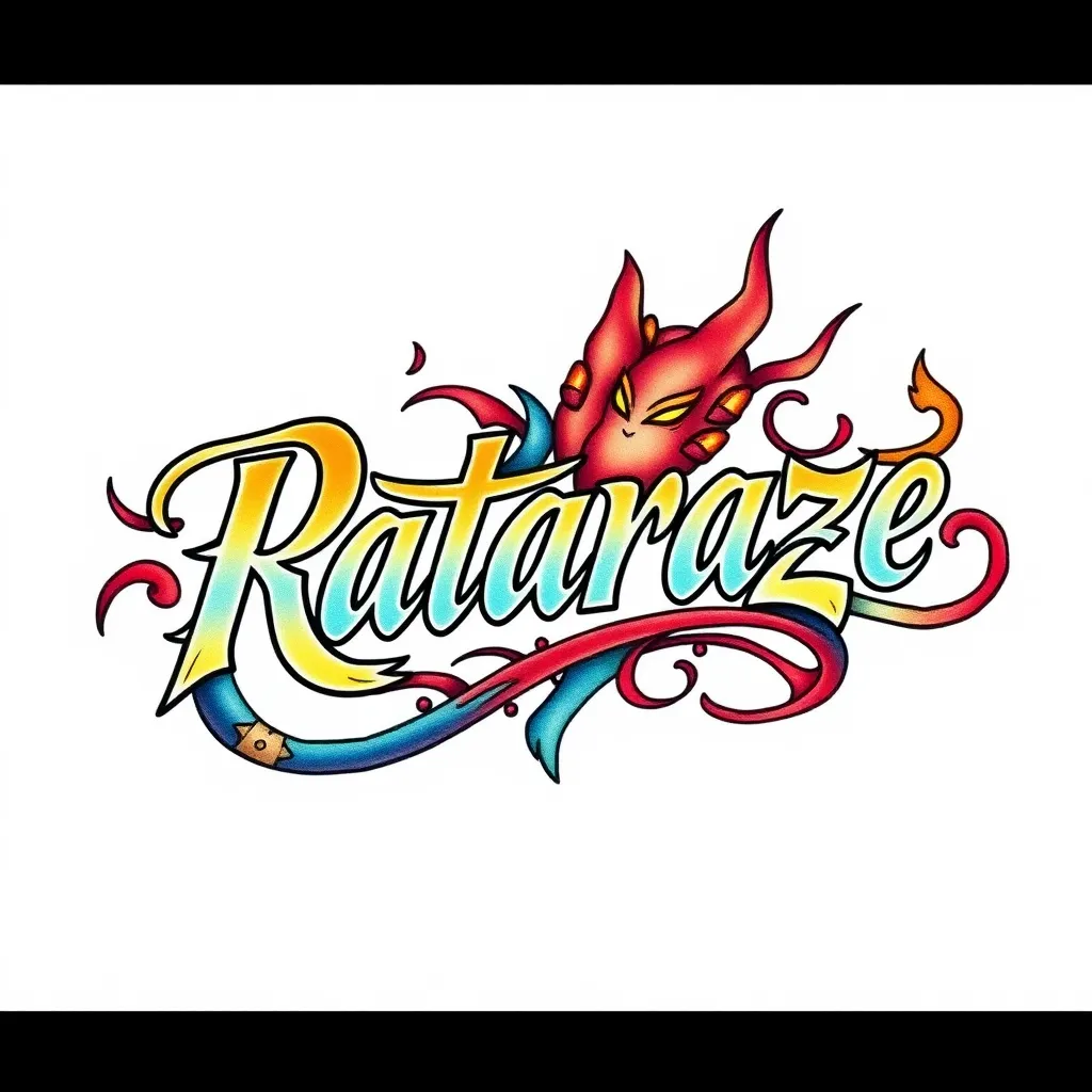 le prenom " rataraze "  tattoo