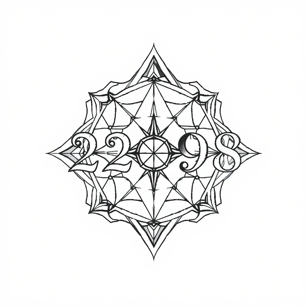 数字 220908 dövme