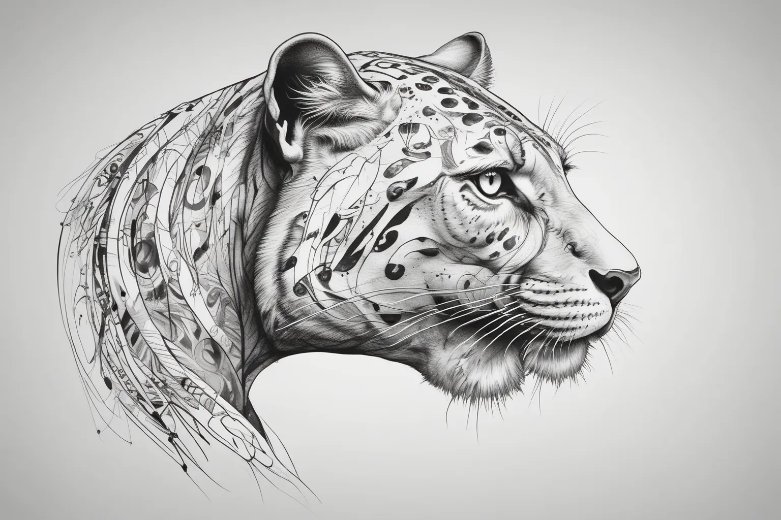 the panther full tatuaggio