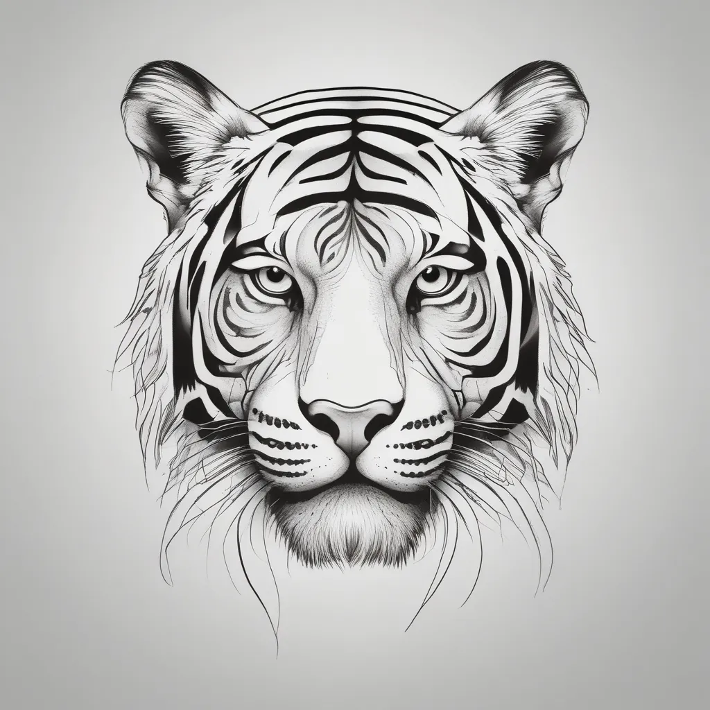 tiger 문신