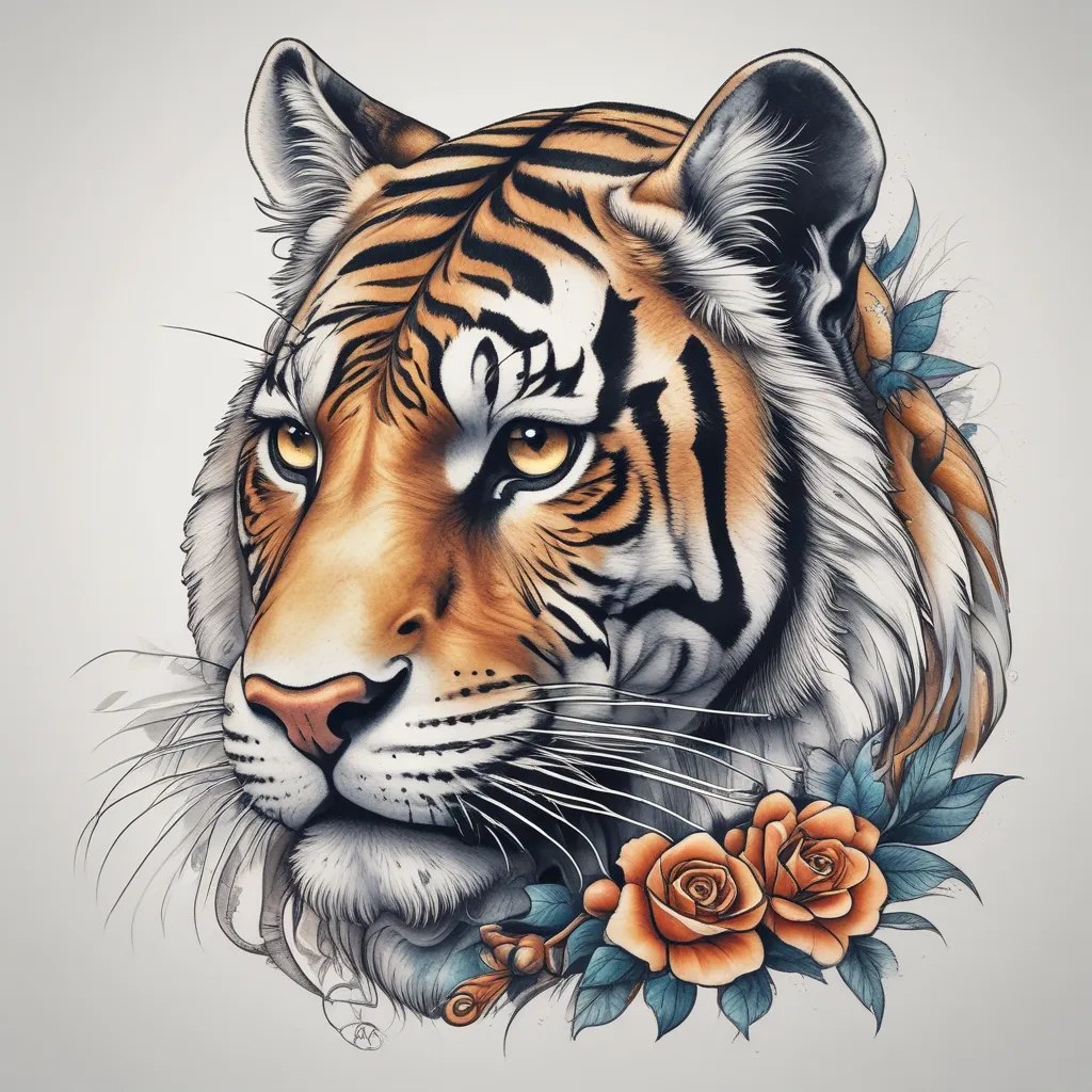 tiger tatuering