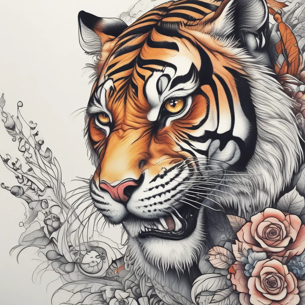 tiger tatuagem