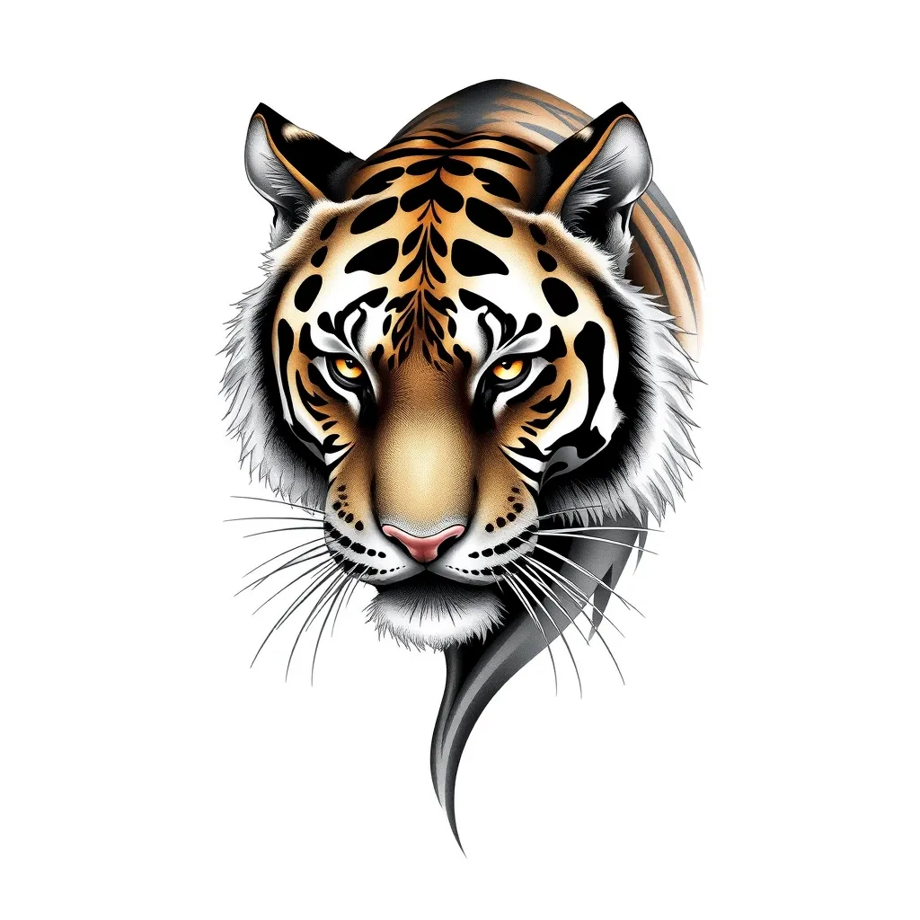 Tiger tatuaggio