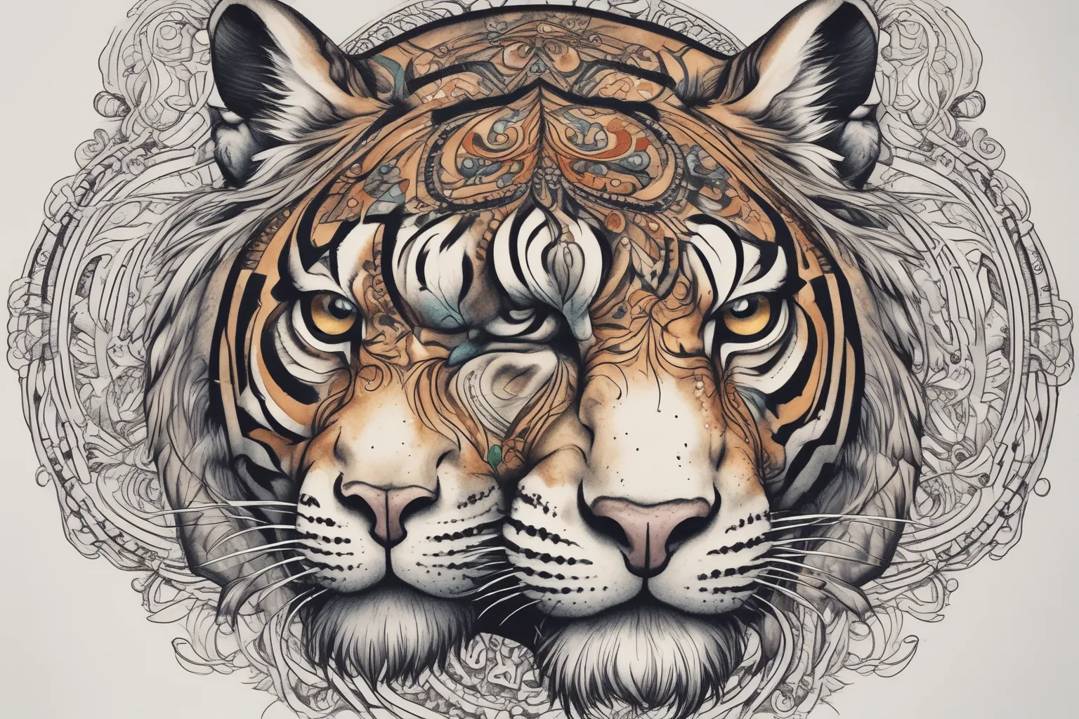 tigre 문신