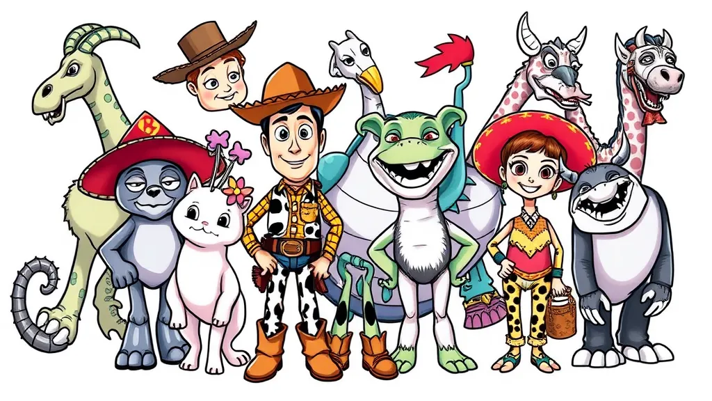 Toys Story 4 all characters  وشم