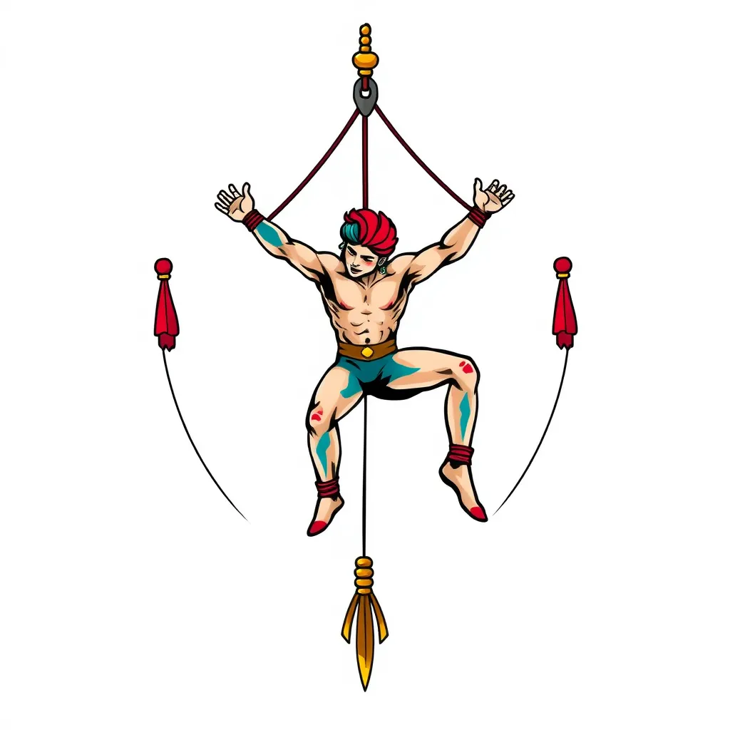 trapeze tatouage