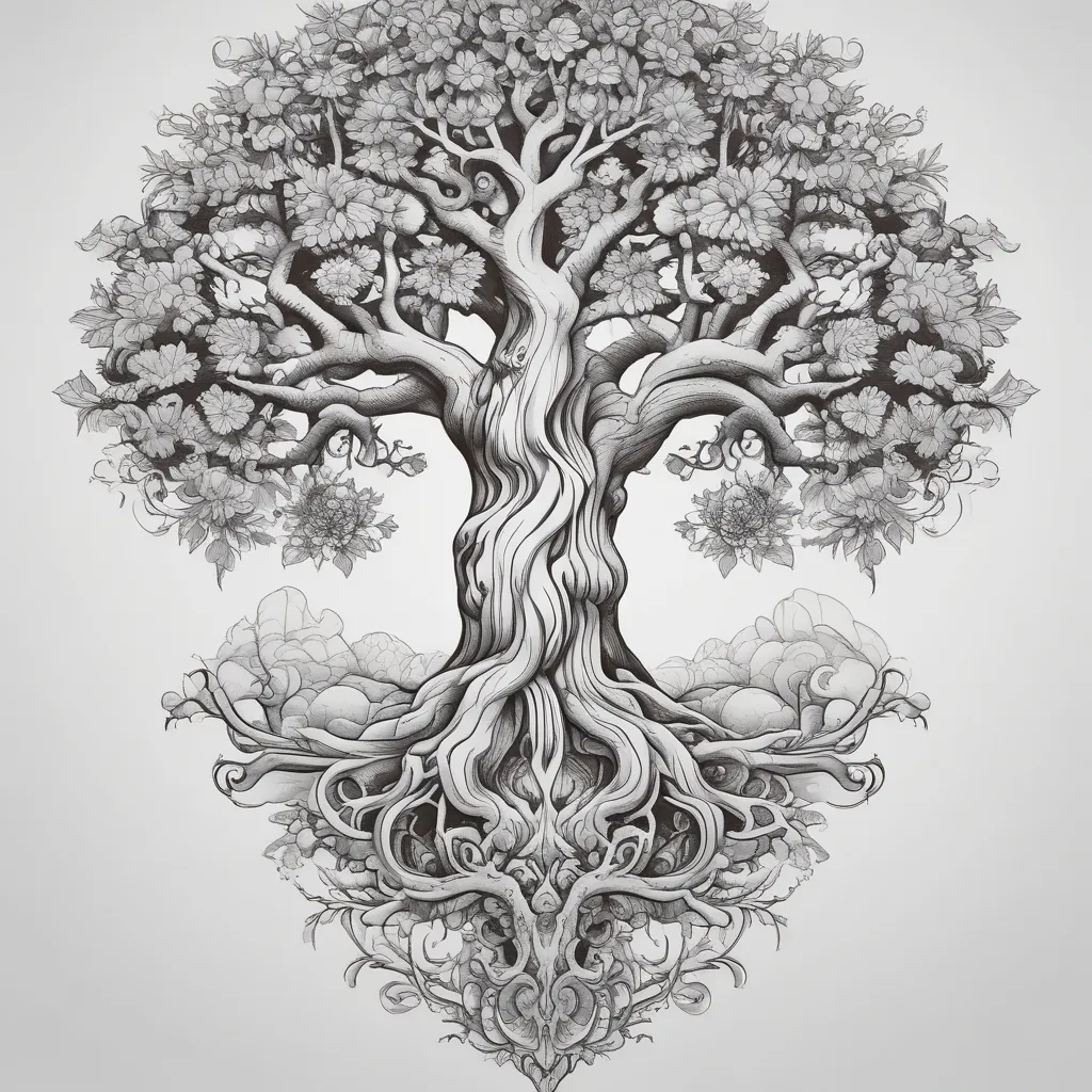 arbre tatuaggio